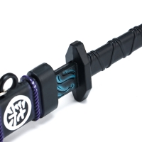 Сувенирное оружие подвесное мини "Катана Севена", брелок, 39 см, чёрная Сувенирное оружие подвесное мини "Катана Севена", брелок, 39 см, чёрная