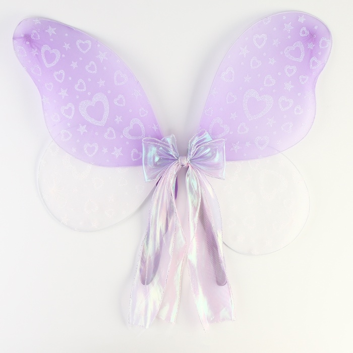 Карнавальный набор Карнавальный набор "Бабочка" 2 предмета: юбка, крылья. цвет радужный с блёстками