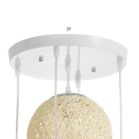 Светильник BayerLux "Ротанг" 5хЕ27 40Вт бежевый 35х35х35-150см Светильник BayerLux "Ротанг" 5хЕ27 40Вт бежевый 35х35х35-150см