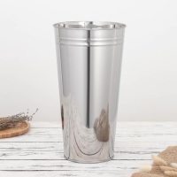 Вазон без ручек, 9 л, h=39 см, нержавеющая сталь, ГОСТ Вазон без ручек, 9 л, h=39 см, нержавеющая сталь, ГОСТ