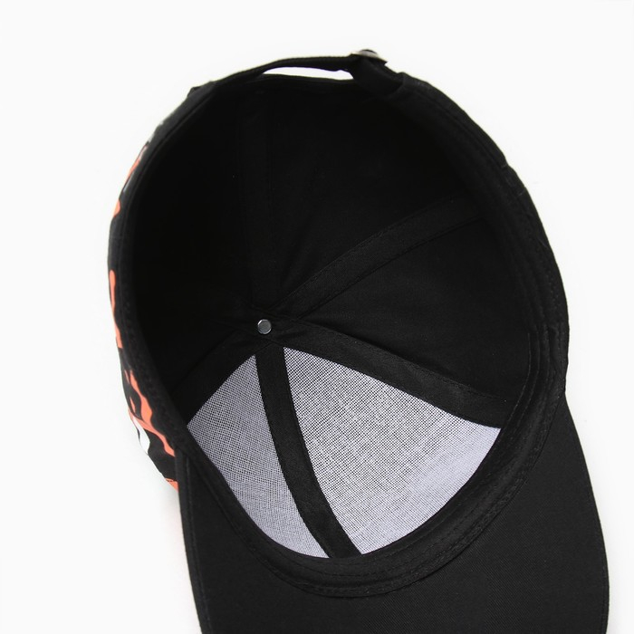 Кепка детская MINAKU &laquo;Граффити&raquo;, цвет чёрный, размер 54