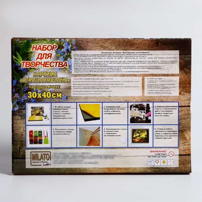 Алмазная мозаика &laquo;Матрона Московская&raquo;, 40 &times; 30 см, на подрамнике