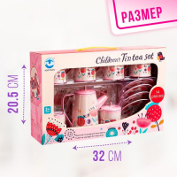 Набор металлической посудки &laquo;Чаепитие&raquo;, 14 предметов