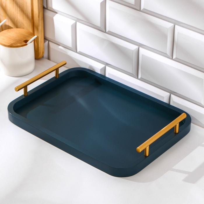 Поднос с ручками Magistro Garona, 33×24 см, бамбук Поднос с ручками Magistro Garona, 33×24 см, бамбук