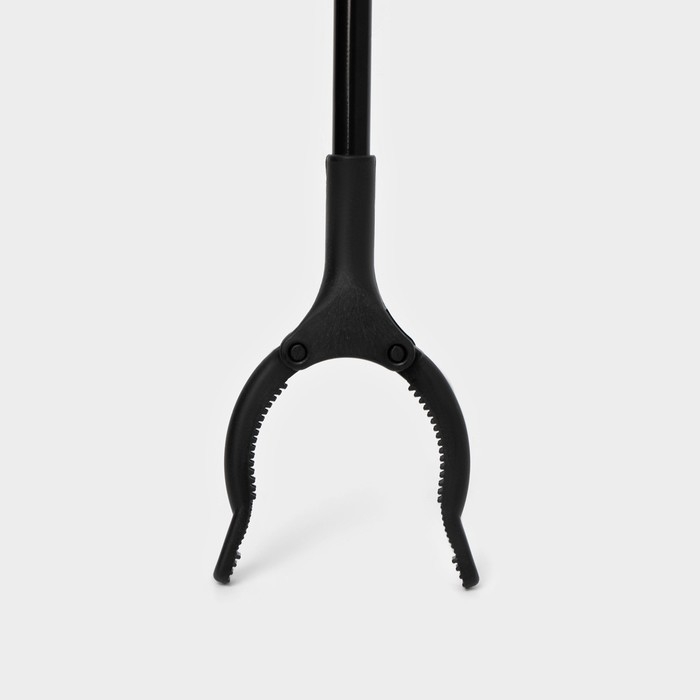 Захват для мусора, 9×96 см, пластиковые держатели, цвет чёрный Захват для мусора, 9×96 см, пластиковые держатели, цвет чёрный