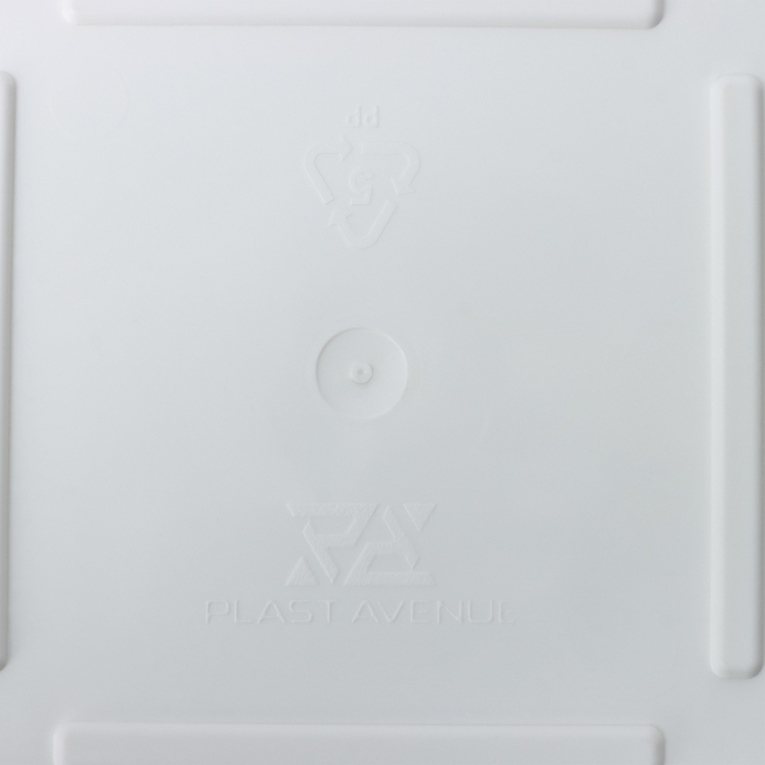 Кашпо со вставкой Астра,1,8 л, l=26 см, d=13/10 см, цвет белый