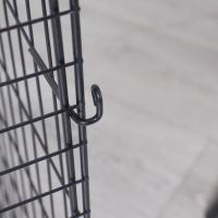 Вольер для животных "Пижон" 6 секций на клипсах 60 х 60 см, ш.п. 37-40 мм, складной, черный Вольер для животных "Пижон" 6 секций на клипсах 60 х 60 см, ш.п. 37-40 мм, складной, черный