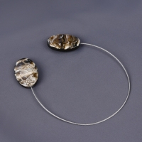 Подхват для штор «Овал», 5 × 3,5 × 21 см, цвет кофе с молоком Подхват для штор «Овал», 5 × 3,5 × 21 см, цвет кофе с молоком