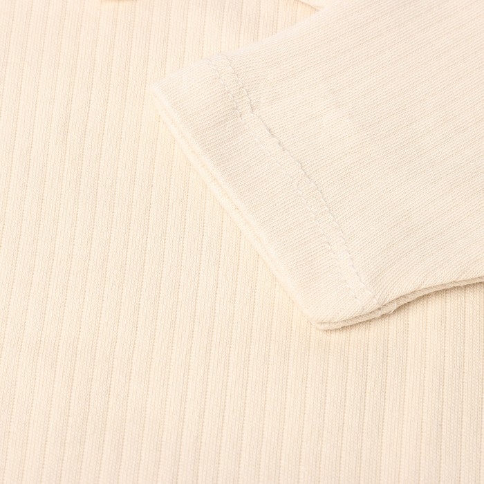 Комплект для девочки (лонгслив/брюки), цвет бежевый, рост 80 см