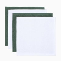 Набор махр. полотенец Этель "Праздничный узор" 30х30 см-4шт, хл 340г/м2