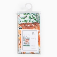 Полотенце &laquo;Олени&raquo; ТМ &laquo;Этель: Новогодний лес&raquo;, 40 &times; 67 см, 100 % хлопок, саржа, 190 г/м&sup2;