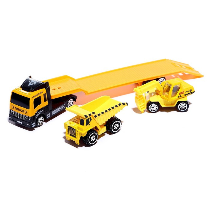 Машина металлическая &laquo;Строительный автовоз&raquo;, масштаб 1:64, МИКС