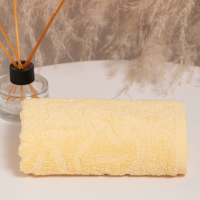 Полотенце махровое &laquo;Радуга&raquo; цвет жёлтый, 100х150, 295 гр/м