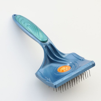 Щётка - пуходёрка для &laquo;Кавказца&raquo;, основание 84 х 58 мм, синяя