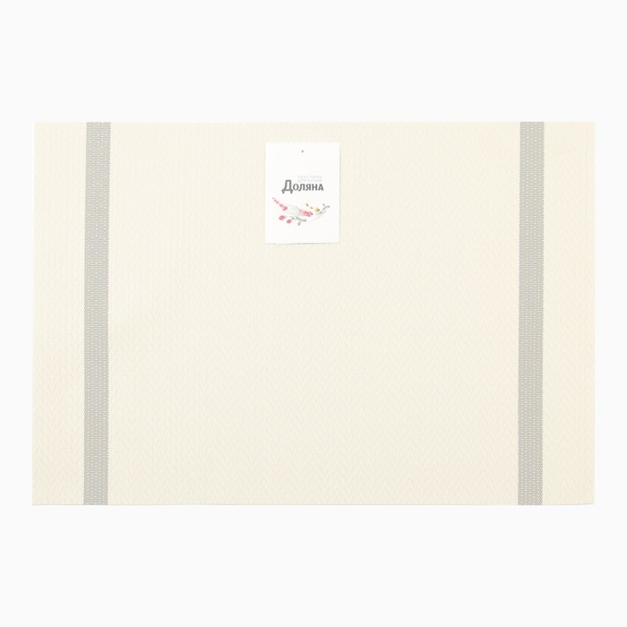 Салфетка на стол Доляна, цв.серый, 45*30см