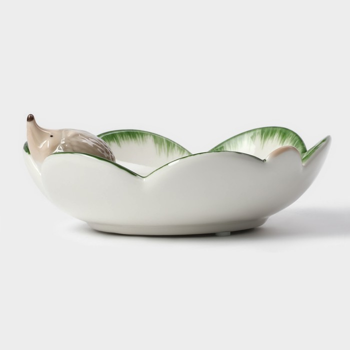 Блюдо керамическое сервировочное «Ёжик», 13,3×13×5,5 см Блюдо керамическое сервировочное «Ёжик», 13,3×13×5,5 см