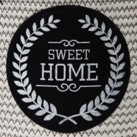 Корзина для хранения LaDо́m Sweet home, ручное плетение, 31&times;31&times;24 см, цвет белый