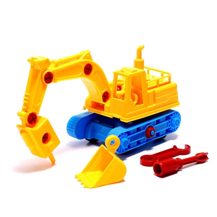 Конструктор Машина &laquo;Экскаватор&raquo;, 33 детали, МИКС