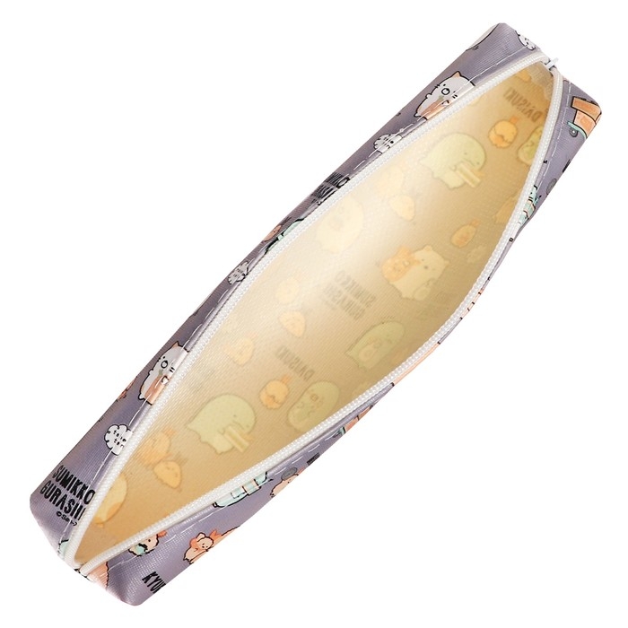 Пенал школьный на молнии Пенал школьный на молнии "Милашки" Calligrata, серый