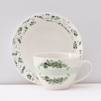 Сервиз фарфоровый чайный Доляна «Эвкалипт», 12 предметов: 6 чашек 280 мл, 6 блюдец d=15 см Сервиз фарфоровый чайный Доляна «Эвкалипт», 12 предметов: 6 чашек 280 мл, 6 блюдец d=15 см