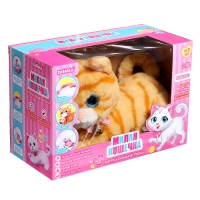 Интерактивная игрушка «Милая кошечка», звук, реагирует на прикосновения, МИКС Интерактивная игрушка «Милая кошечка», звук, реагирует на прикосновения, МИКС