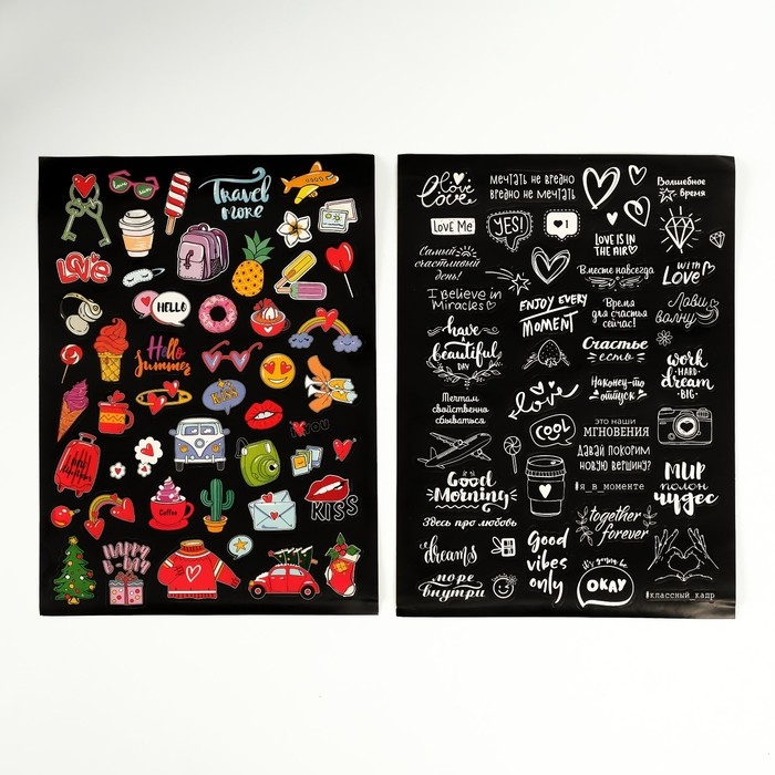 Фотоальбом BRAUBERG Black&Kraft, размер 16х18 см, 20 черных листов