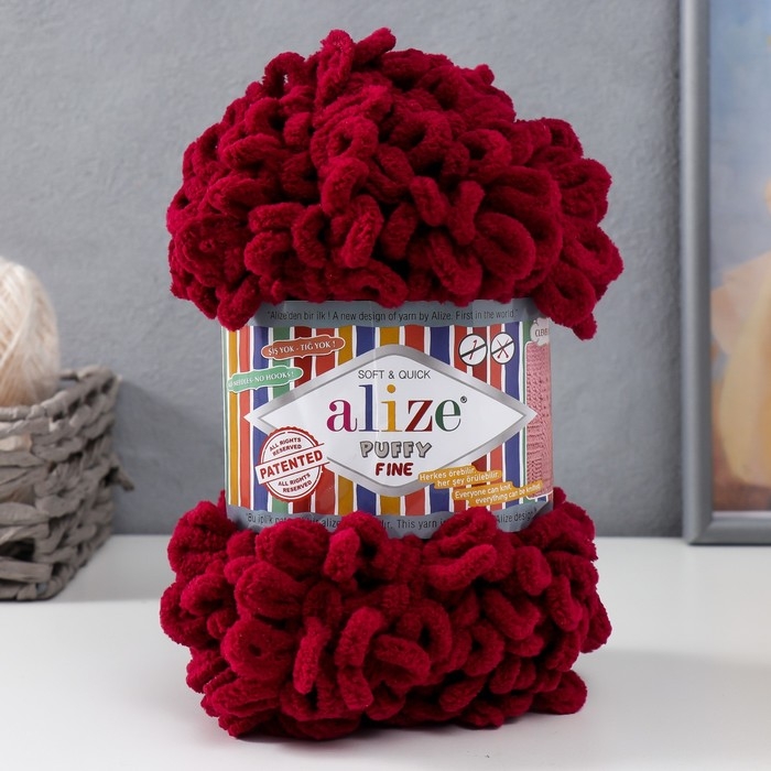 Пряжа Пряжа "Puffy fine" 100% микрополиэстер 14,5м/100г (107)