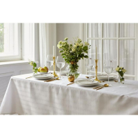 Скатерть Этель Shine 150*220 +/-3см, цв.белый, пл. 192 г/м2, хл с ВГМО