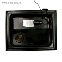 Аквариум "Колонна" с крышкой, 36 литров, 32 х 25 х 45/50,5 см, венге