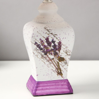 Лампа настольная керамика "Лаванда" Е14 25W 220В 37,5х25х25 см RISALUX