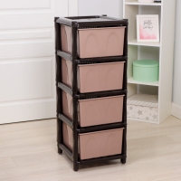 Комод 4-х секционный, цвет бежево-коричневый Комод 4-х секционный, цвет бежево-коричневый