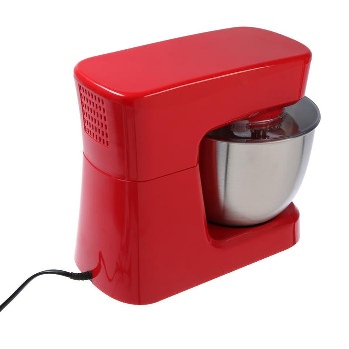 Миксер Sakura SA-6327R, планетарный, 1000 Вт, 3.5 л, 6 скоростей, 3 насадки, красный Миксер Sakura SA-6327R, планетарный, 1000 Вт, 3.5 л, 6 скоростей, 3 насадки, красный