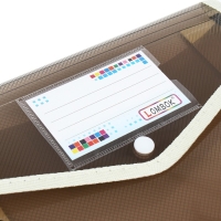 Папка-конверт на кнопке А4, 500 мкр, с расширением, вертикальная, карман для визиток, МИКС Папка-конверт на кнопке А4, 500 мкр, с расширением, вертикальная, карман для визиток, МИКС