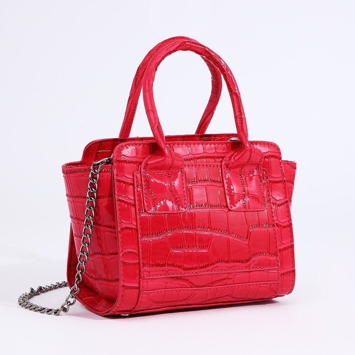 Сумка женская тоут на молнии, цвет розовый Сумка женская тоут на молнии, цвет розовый