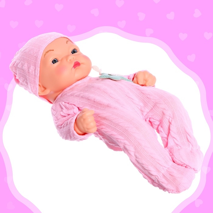 Пупс &laquo;Вязаное настроение&raquo;, цвет розовый