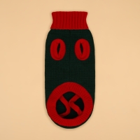 Свитер "Рога удачи", размер XL (ДС 40 см, ОШ 34, ОГ 32-51), зелёный Свитер "Рога удачи", размер XL (ДС 40 см, ОШ 34, ОГ 32-51), зелёный