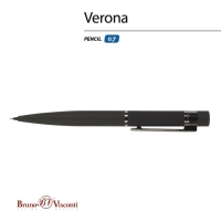 Карандаш механический BrunoVisconti VERONA, 0.7 мм, HB, металлический корпус Soft Touch синий Карандаш механический BrunoVisconti VERONA, 0.7 мм, HB, металлический корпус Soft Touch синий