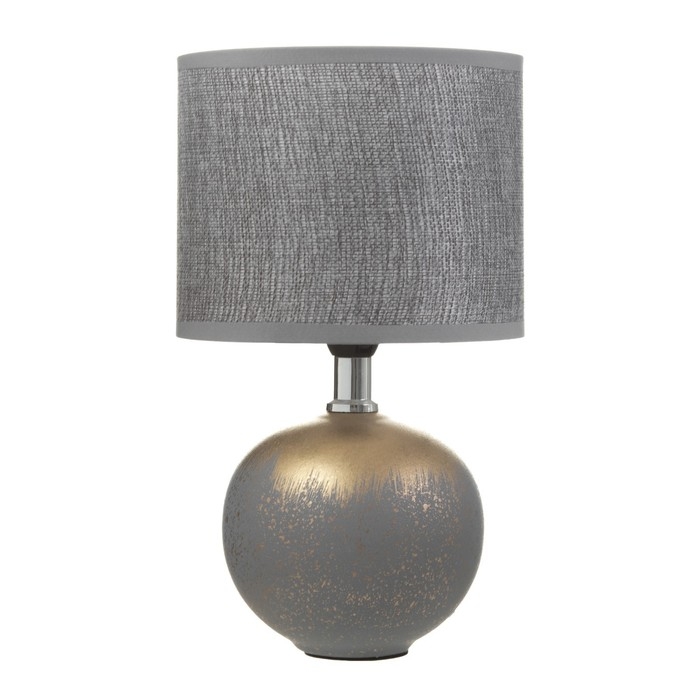 Настольная лампа Настольная лампа "Балле" 1хE14 серый 15х15х26 см RISALUX