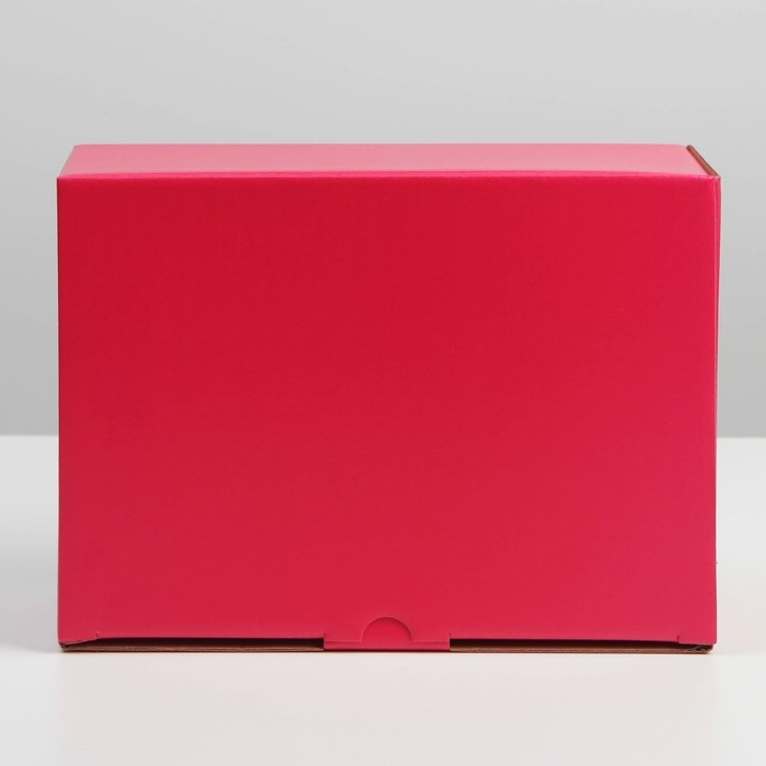 Коробка подарочная складная, упаковка, &laquo;Фуксия&raquo;, 26 х 19 х 10 см