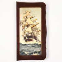 Нарды деревянные большие, с шашками "Морские", 55 х 55 см Нарды деревянные большие, с шашками "Морские", 55 х 55 см