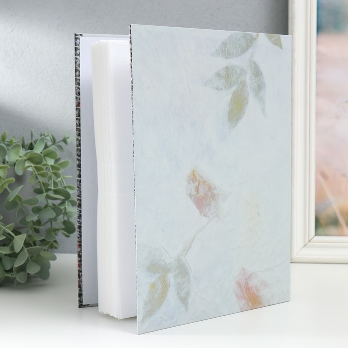 Фотоальбом на 200 фото 10х15 см "Белые хризантемы" МИКС 26х20,5х5,7 см