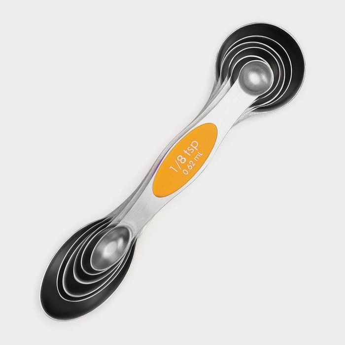 Набор мерных ложек Доляна, 6 шт: 0,62/1,25/2,5/5/7,5/15 мл, на магните Набор мерных ложек Доляна, 6 шт: 0,62/1,25/2,5/5/7,5/15 мл, на магните