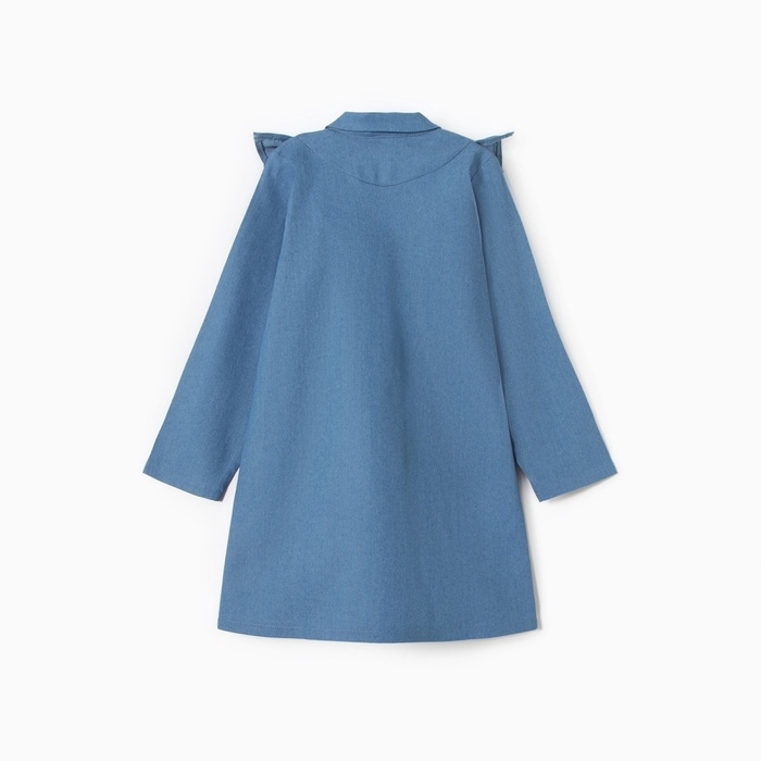 Платье для девочки MINAKU: Jeans collection, цвет голубой, рост 152 см