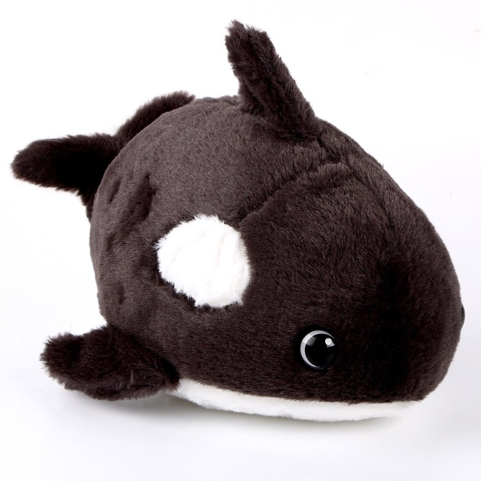 Мягкая игрушка «Касатка», 25 см, цвет чёрный Мягкая игрушка «Касатка», 25 см, цвет чёрный