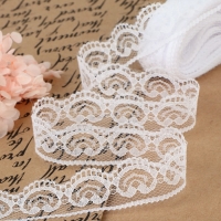 Кружево капроновое, 23 мм × 10 ± 1 м, цвет белый Кружево капроновое, 23 мм × 10 ± 1 м, цвет белый