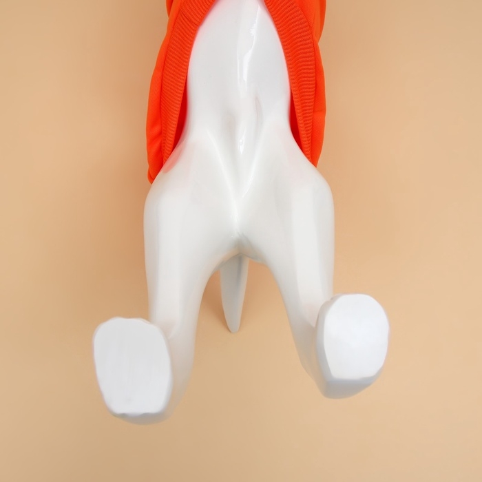 Толстовка для животных с капюшоном, размер L (ДС 45 см). Оранжевая Толстовка для животных с капюшоном, размер L (ДС 45 см). Оранжевая