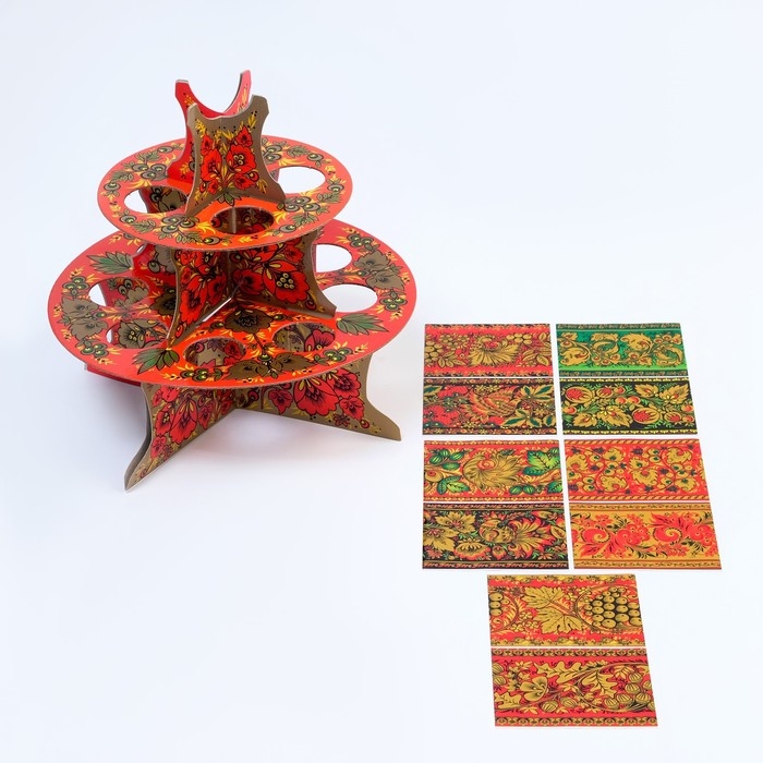 Пасхальный набор Пасхальный набор "Декоративная подставка для яиц" МИКС