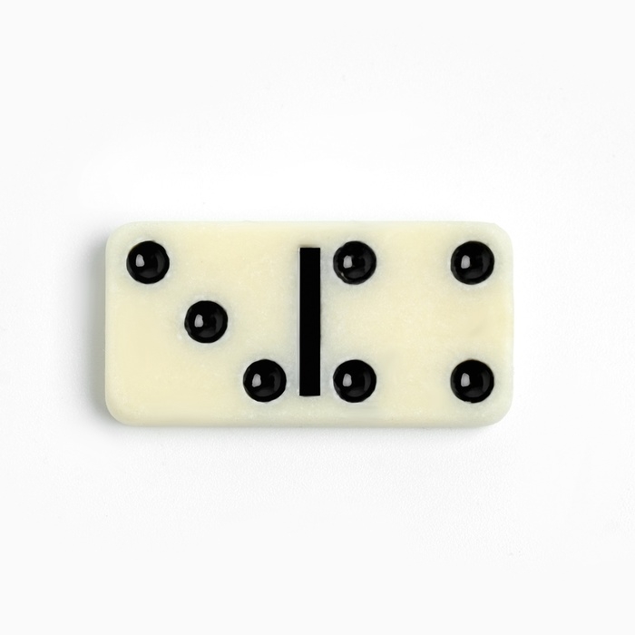 Домино "Время Игры", костяшка 4 х 0.5 х 2 см, 14.5 х 4.7 х 3.4 см