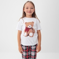 Пижама детская (футболка и брюки) KAFTAN Сhristmas time р.28 (86-92) Пижама детская (футболка и брюки) KAFTAN Сhristmas time р.28 (86-92)