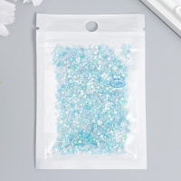 Бисер стекло 12/0 "Перламутр. Голубое ассорти" 10 гр Бисер стекло 12/0 "Перламутр. Голубое ассорти" 10 гр